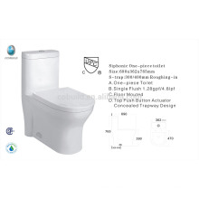CB-9058 hochwertige CUPC zertifiziert einteilige Keramik CSA chinesische Toilette